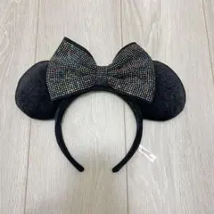 【美品】ミッキー耳 スパンコールカチューシャ