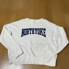 Champion NORTHYOKE トレーナー ホワイトFサイズ