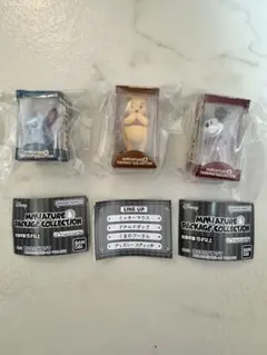 【新品】ミニチュアパッケージコレクション ディズニー3体セット