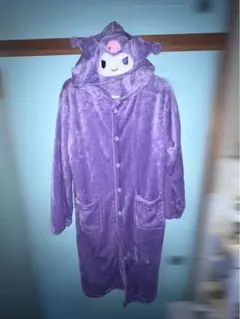 クロミフード付きルームウェア 紫