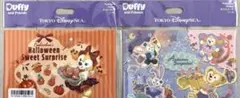 ダッフィー＆フレンズ ハロウィーン スウィート サプライズ ポストカード シール
