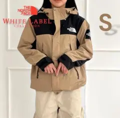 【韓国限定】 ノースフェイス マウンテンパーカー ダークベージュ S
