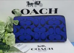 コーチ COACH 長財布 シグネチャー アコーディオンジップ財布 CA298