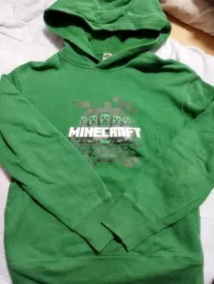Minecraft 緑色パーカー サイズ140　ユニクロ