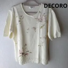 DECORO 半袖　サマーニット　トップス　高島屋　日本製のサムネイル