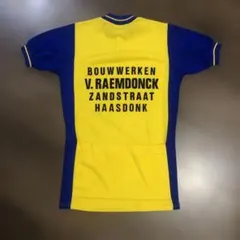 〜90s フランス製 サイクルジャージ 半袖 青 黄色 白 3 ヴィンテージ 2025年最新ビンテージサイクリングジャージの人気アイテム - メルカリ