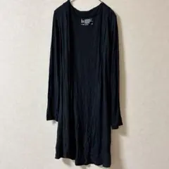 FeriNa 【M】フエリーナ ブラック 長袖カーディガン ロングカーディガン