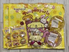 ポムポムプリン　当りくじ　7点セット　マスコット　プラボウル　クリップ　等