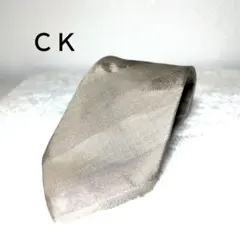 Calvin Klein カルバンクライン ベージュ ストライプ ネクタイのサムネイル