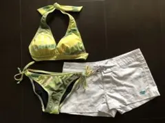 LGM タイダイ風水着  エスニック　ホルターネックビキニ