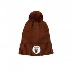 【MH様専用】 ミニロディーニ/ボンボン付ニット帽/ブラウン