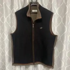 CROCODILE✴︎黒茶リブ編みベスト