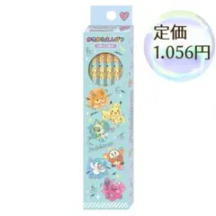 かきかたえんぴつ２B　ポケットモンスターカラフルポップ 6角軸 12本