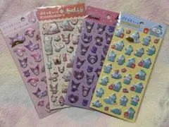 ぷくっとシール　 サンリオ4枚セット