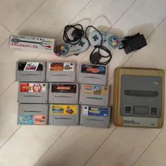 Nintendo スーパーファミコン 本体とゲームソフト9本セット