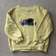 petit main トラック刺繍 トレーナー