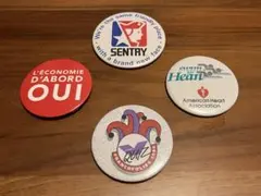 m*3様 4点セット売り バラ売り可 缶バッジ ヴィンテージ 70s 80s 9のサムネイル