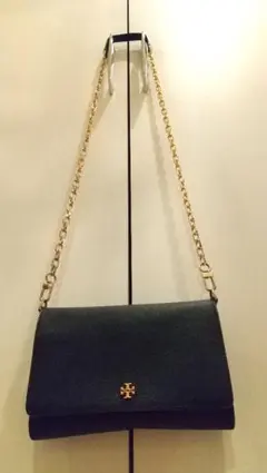 値下げ！TORY BURCH トリーバーチ チェーン財布 エマーソン NAVY