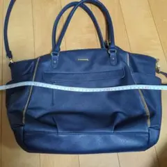 grove 2WAYバッグ　ビジネスバッグ　トートバッグ　紺　ネイビー　A4対応