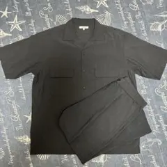 GLOBAL WORK 爽快DRYタッチ　セットアップ　L グローバルワーク　黒のサムネイル