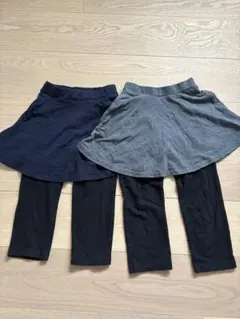 ★devirock レギンス付きスカート★スカッツ　130cm 2枚セット