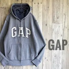 GAP ギャップ　フルジップ　スウェット　パーカー　 Y2K フーディー　ロゴ