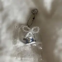 レア‼️ハローキティ ユキ 雪パールリボン ストラップ フェアリーキティ 雪の女王 レア‼️ハローキティ ユキ 雪パールリボン ストラップ フェアリー