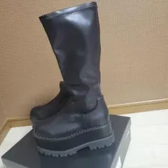 MURUA ストレッチ厚底ハーフブーツ