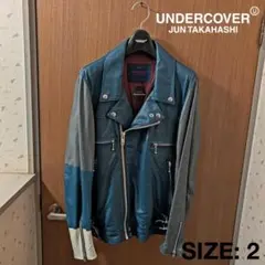 美品 アンダーカバー ダブルライダースジャケット グレイテスト期 サイズ2のサムネイル