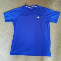 アンダーアーマー シャツ 青 美品 Lサイズ