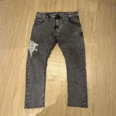 DIESEL KROOLEY-T ブラックデニムパンツ