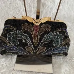 ★ビンテージ★キラキラ光るビーズ刺繍　パーティーバッグ