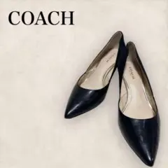 COACH コーチ パンプス 黒 22.5cm 35.5のサムネイル