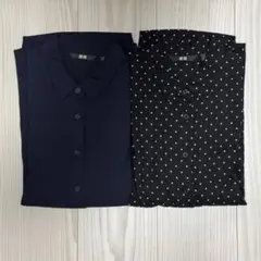 ユニクロ レーヨン シャツ 2点セット