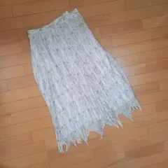 Chamois ロングスカート レース ベージュ