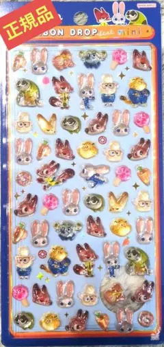 【正規品】ズートピアボンボンドロップシールミニ