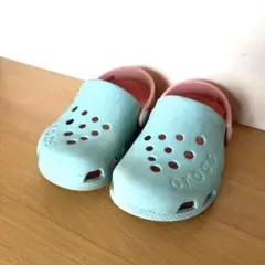 Crocs c9 ライトブルー ピンクのサムネイル