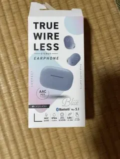 Bluetooth 5.1 ワイヤレスイヤホン ブルー　箱のみ