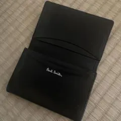 【新品未使用】Paul Smith 名刺入れ 黒 レザー Paul Smith ポールスミス 名刺入れ マルチカラー 黒 レザー