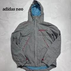美品　アディダス ギンガムチェック ブルゾン ジャケット　ユニセックス　ジップ