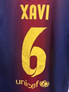 美品 バルセロナ ユニフォーム 10/11 ホーム シャビ Mサイズ XAVI