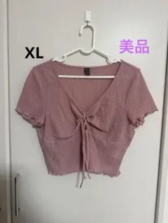 美品 SHEIN 半袖 Tシャツ ピンク レディース 韓国