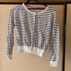 MINIMUM ボーダー　サマーカーディガン　Mサイズ