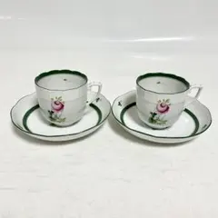 ヘレンド ウィーンの薔薇 カップ&ソーサー2客 ケーキ皿2枚 - メルカリ
