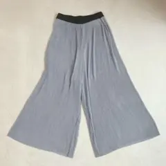 ザラ ZARA◇イージーパンツ プリーツ ワイド フレア ゴムウエスト M