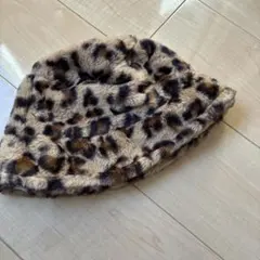 JEANASIS レオパード柄 ファー バケットハット