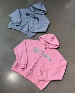 Ida sply ピンクパーカー 新品未使用/正規品】ida sply ピンク ジップパーカー サイズXL