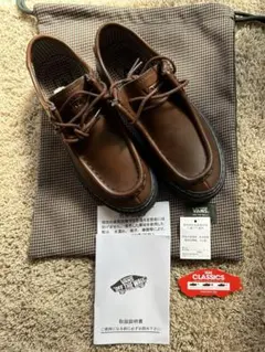 【VANS×Fudge】CARVER ブラウン ローファー23cm