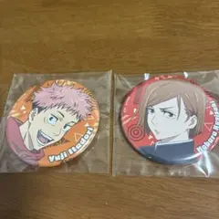 呪術廻戦 虎杖悠仁・釘崎野薔薇 缶バッジセット