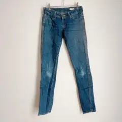 美品✨ H&M 【25】スリムレッグデニム デニムブルー
